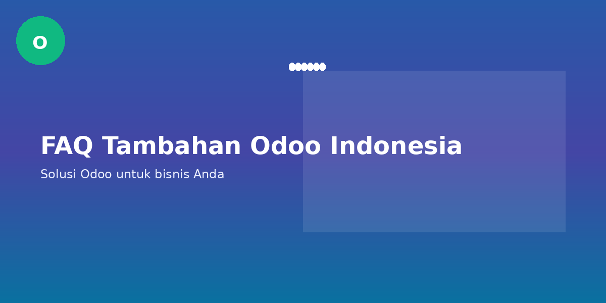 FAQ Odoo Indonesia — banner